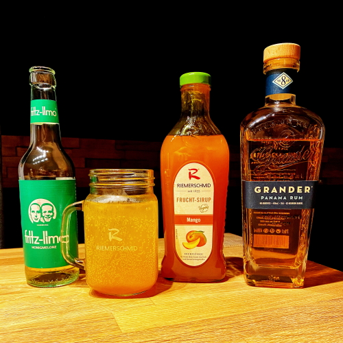 Grander Panama Rum 8 YO - Mango / Honigmelone Cocktail